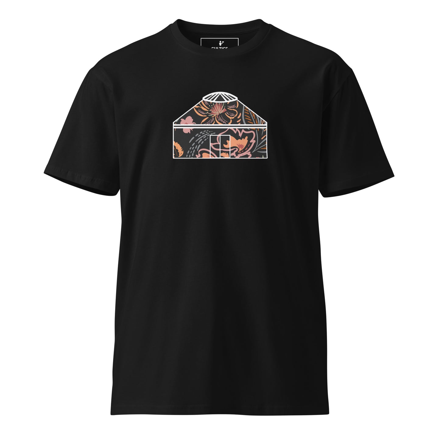 Yurt Black Art Unisex T-Shirt