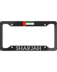 SHARJAH with flag License Plate Frame