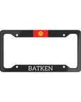 BATKEN with flag License Plate Frame