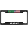 Abadan Turkmenistan License Plate Frame - Cultics