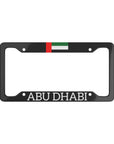 ABU DHABI with flag License Plate Frame - Cultics