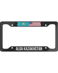Alga Kazakhstan with flag License Plate Frame - Cultics