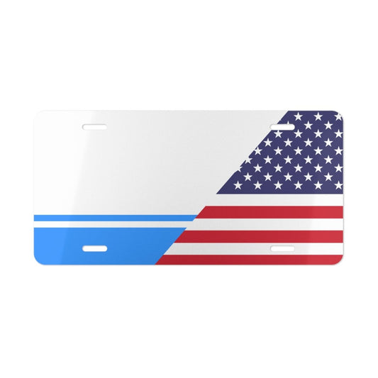 Altai/USA Flag Vanity Plate - Cultics