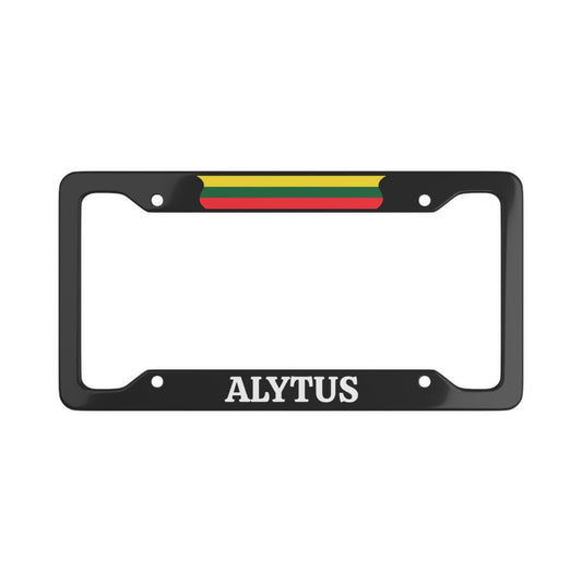 Alytus, Lithuania Flag License Plate Frame - Cultics
