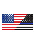 Americans Support US Police Flag Bumper Stickers - Cultics