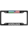 ANDIJAN with flag License Plate Frame - Cultics