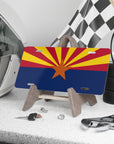 Arizona State Flag, USA Vanity Plate - Cultics