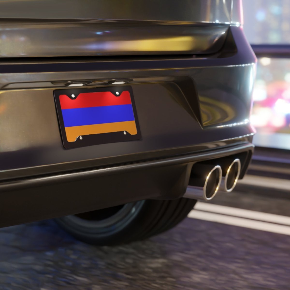 Armenian Flag Vanity Plate - Cultics