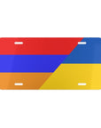Armenian Ukrainian Flag Vanity Plate - Cultics