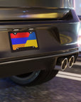 Armenian Ukrainian Flag Vanity Plate - Cultics
