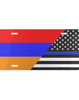 ARM/Law Enforcement Flag Vanity Plate - Cultics