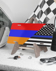 ARM/Law Enforcement Flag Vanity Plate - Cultics