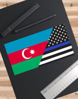 Azerbaijani Support US Police Flag Bumper Stickers - Cultics