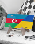 Azeri American Flag Vanity Plate - Cultics