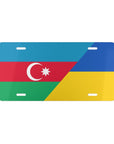 Azeri American Flag Vanity Plate - Cultics