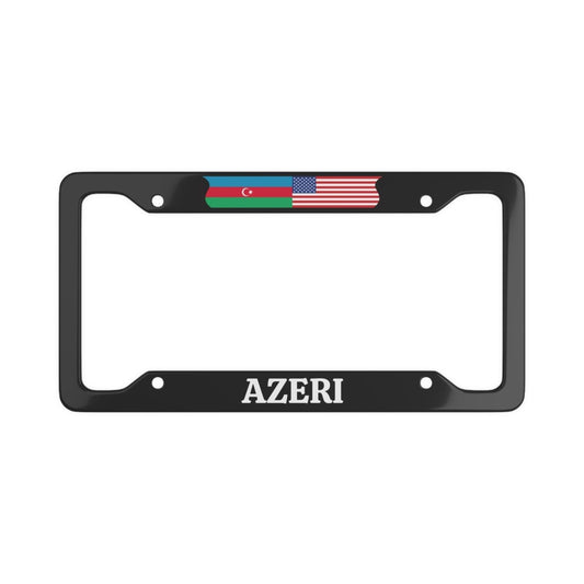 AZERI with flag License Plate Frame - Cultics