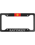 KAYYNGDY with flag License Plate Frame