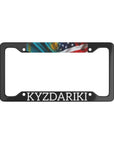 KYZDARIKI with flag License Plate Frame