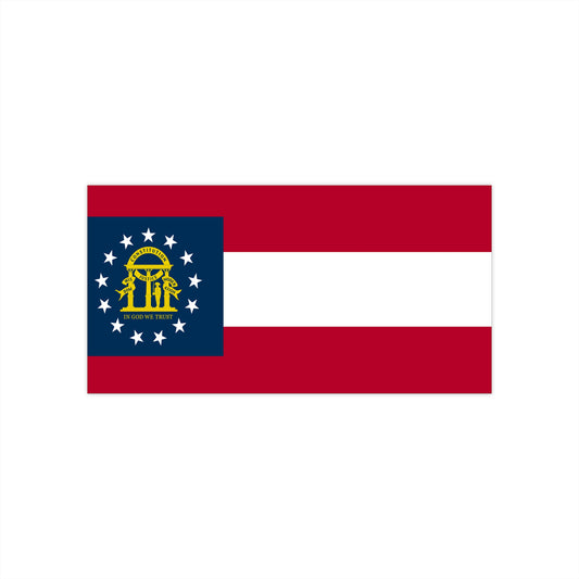 Georgia Flag Bumper Stickers