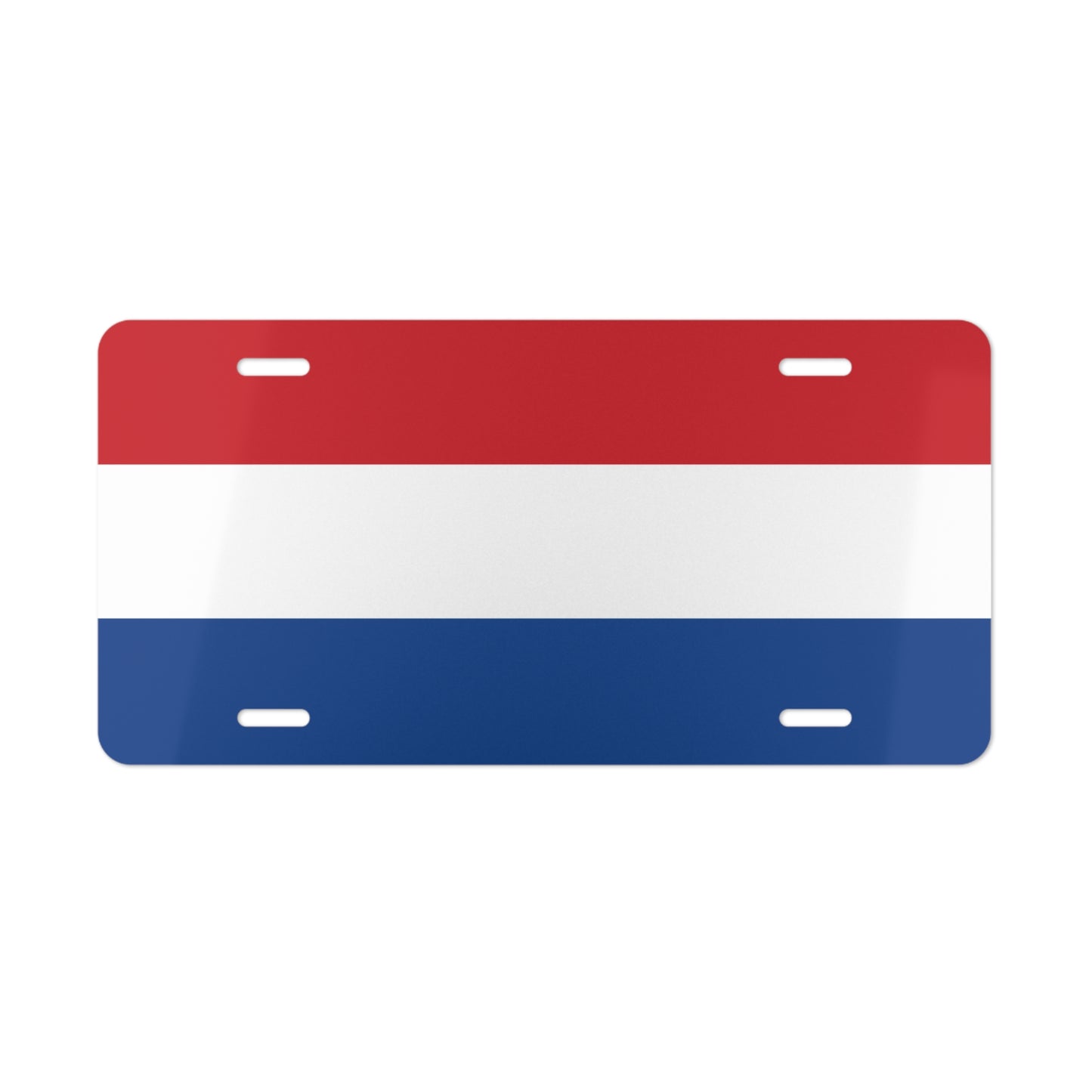 Netherlands Flag Vanity Plate