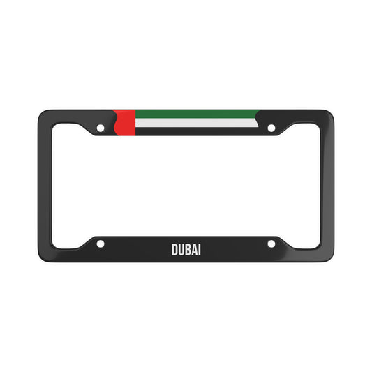 Dubai UAE Premium License Plate Frame