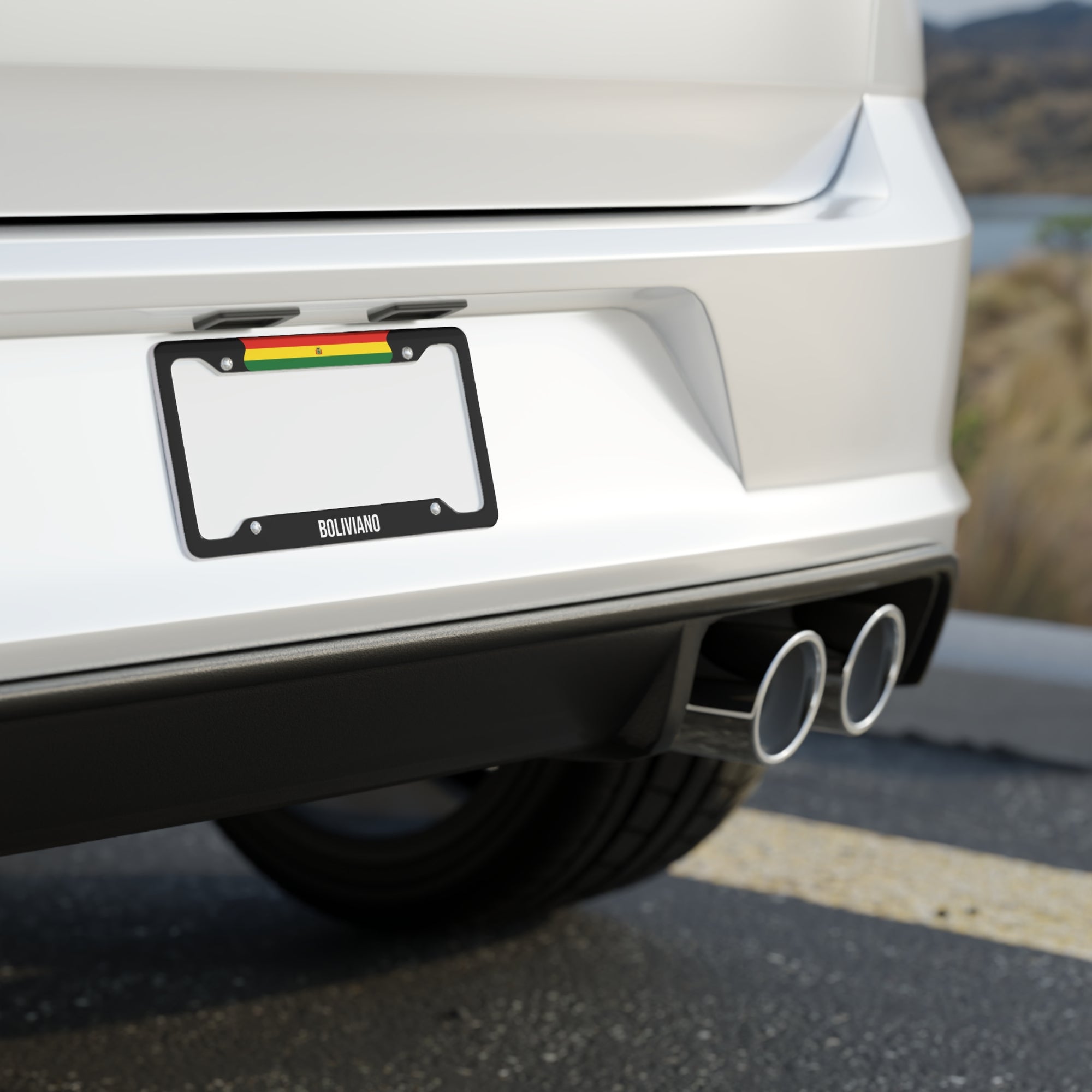 Boliviano Premium License Plate Frame
