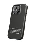 А теперь запомни ты теперь пацан ты теперь с улицы MagSafe Tough Cases