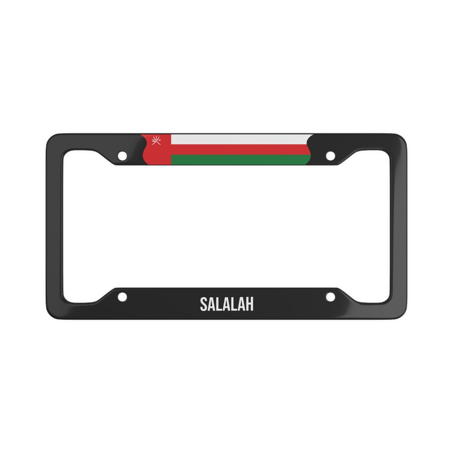 Salalah Oman Premium License Plate Frame