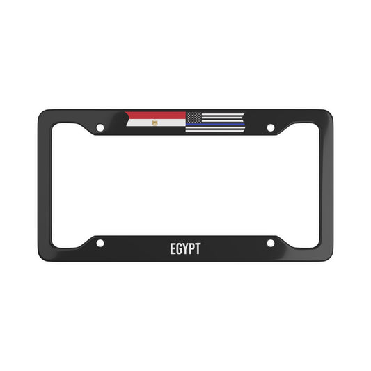 Egypt Support Police Premium License Plate Frame