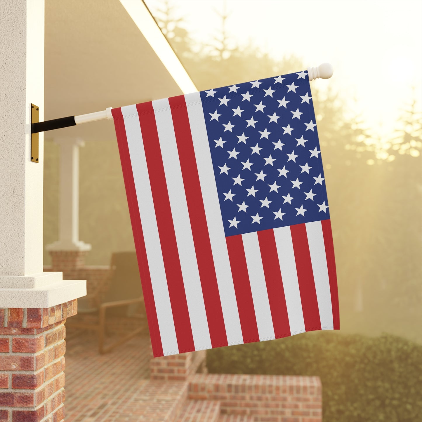 USA Flag Garden & House Banner