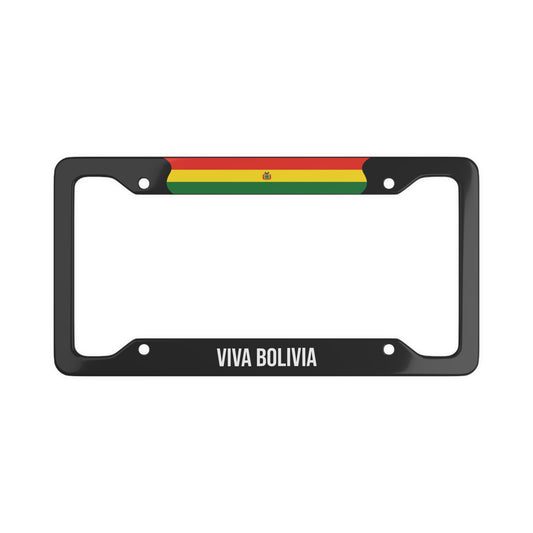 Viva Bolivia Premium License Plate Frame