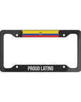 Proud Latino Ecuador Flag Car Plate Frame
