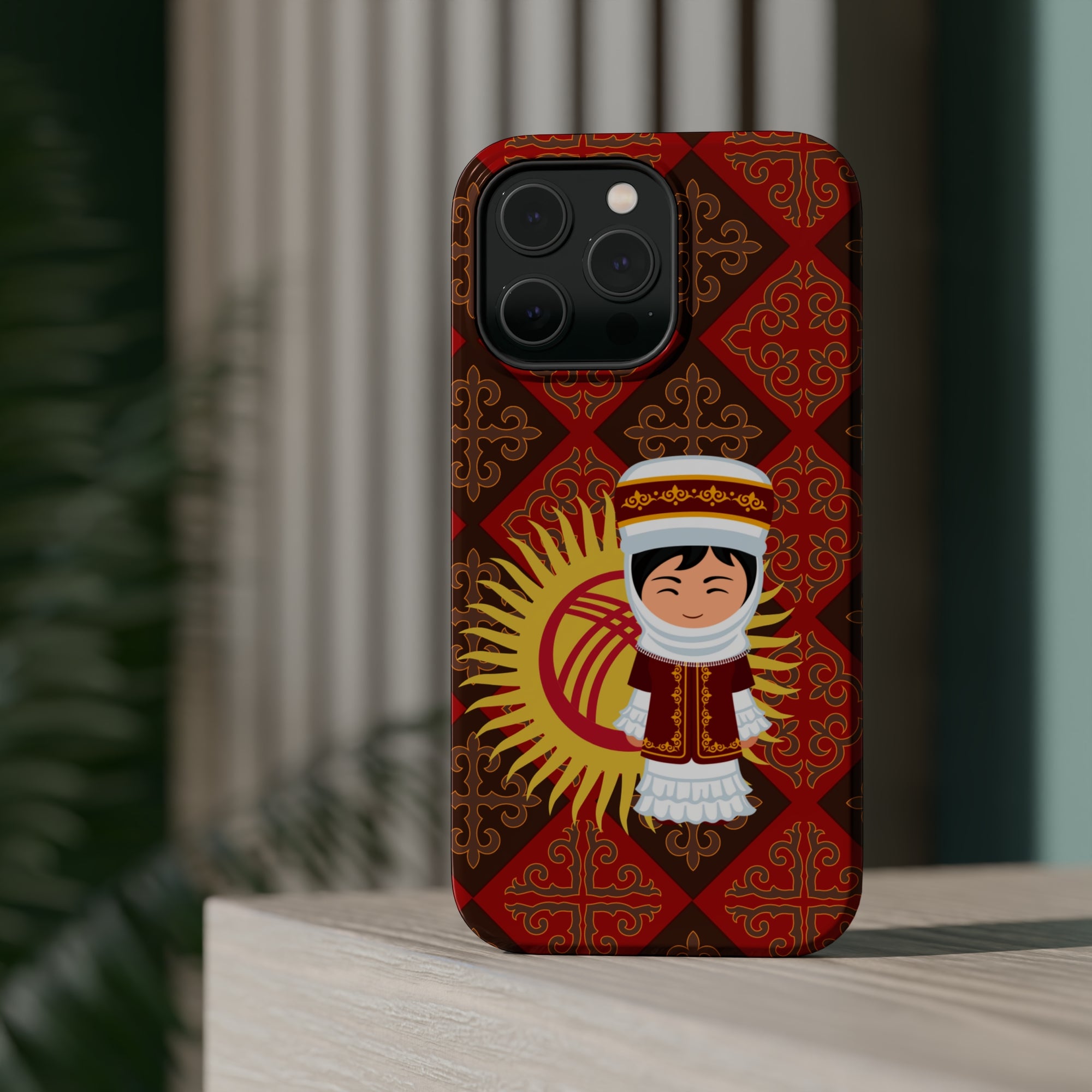 Kyrgyzstan Traditional Clothing MagSafe Tough Cases