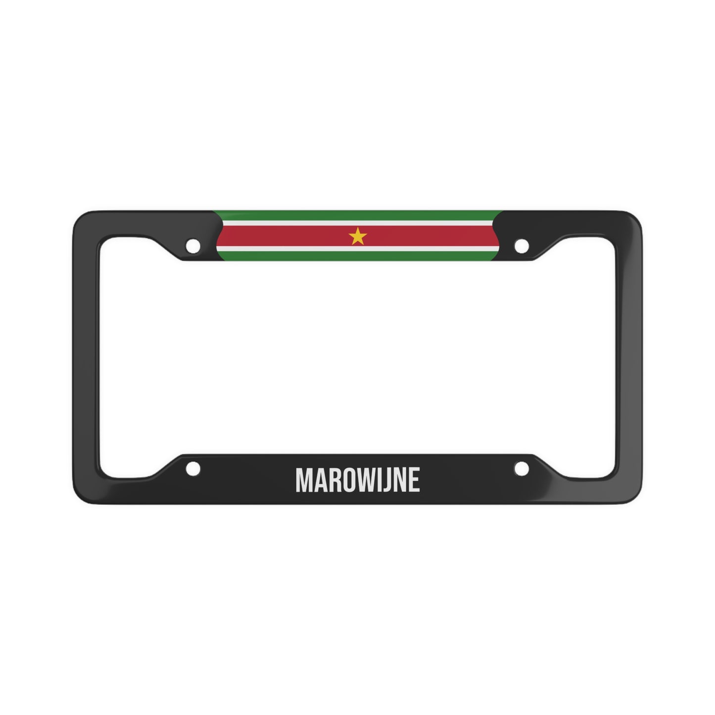 Marowijne Suriname Premium License Plate Frame