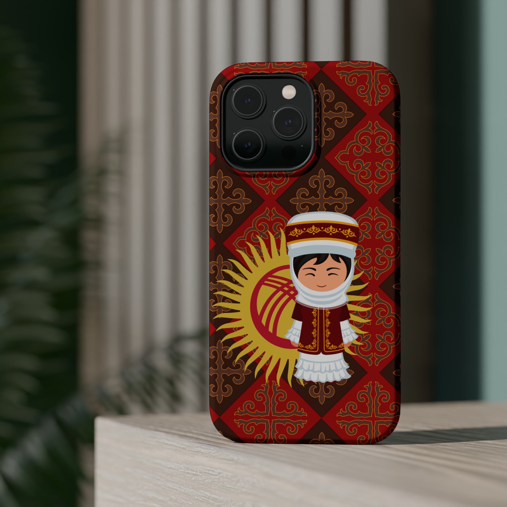 Kyrgyzstan Traditional Clothing MagSafe Tough Cases