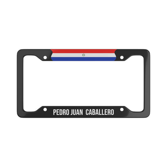 Pedro Juan Caballero Paraguay Premium License Plate Frame