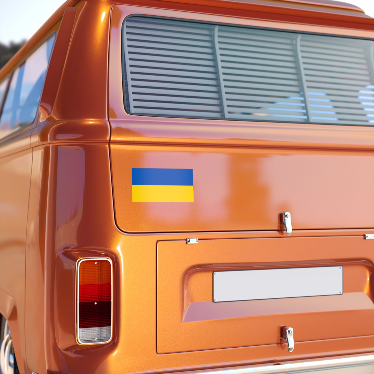 Ukrainian Flag Bumper Stickers