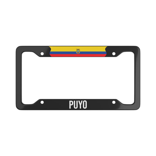 Puyo Ecuador Car Plate Frame