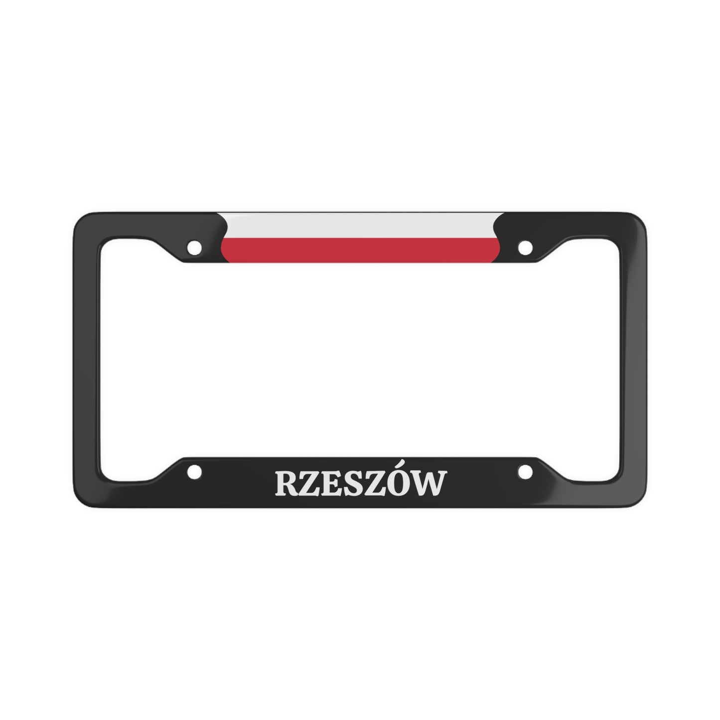 RZESZÓW Poland Flag Car Plate Frame