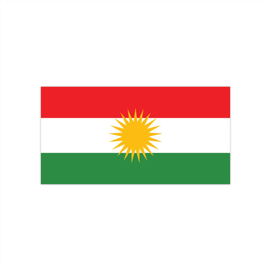 Kurdistan Flag Bumper Stickers