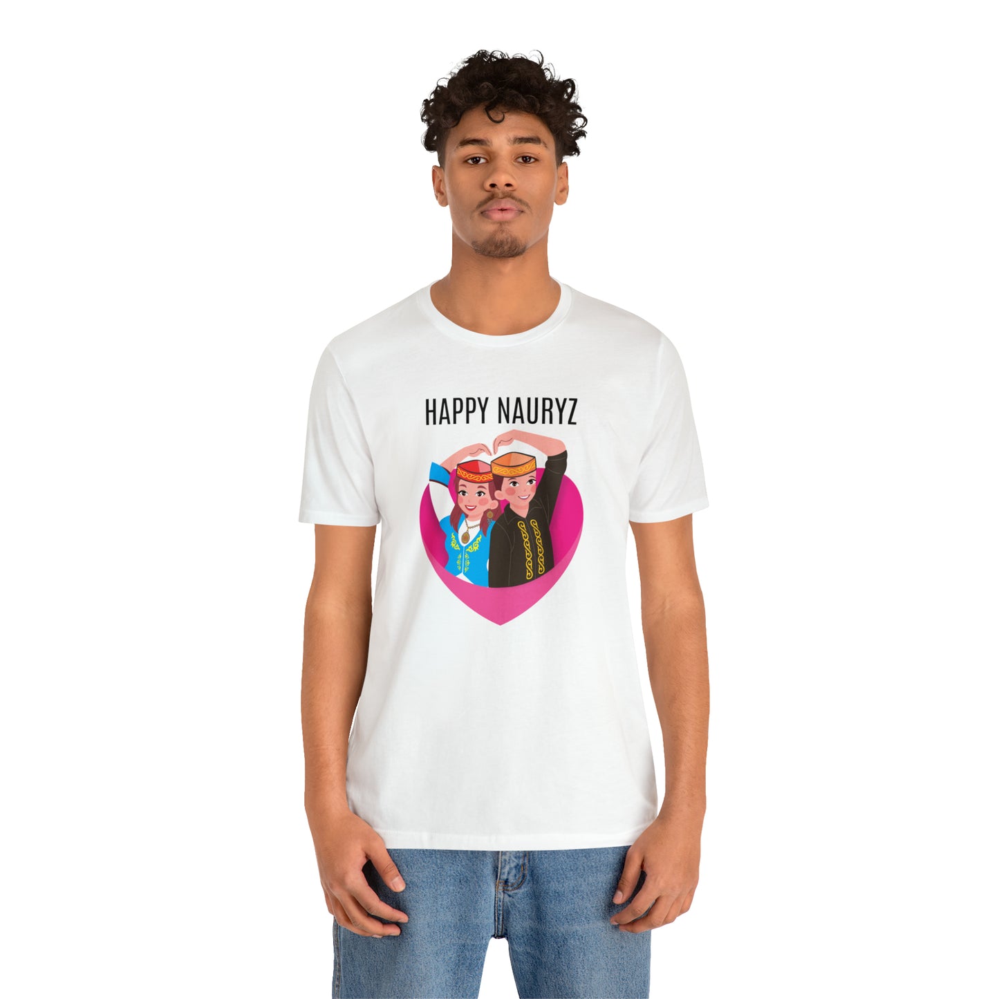 Happy Nauryz KZ Unisex Jersey Short Sleeve Tee