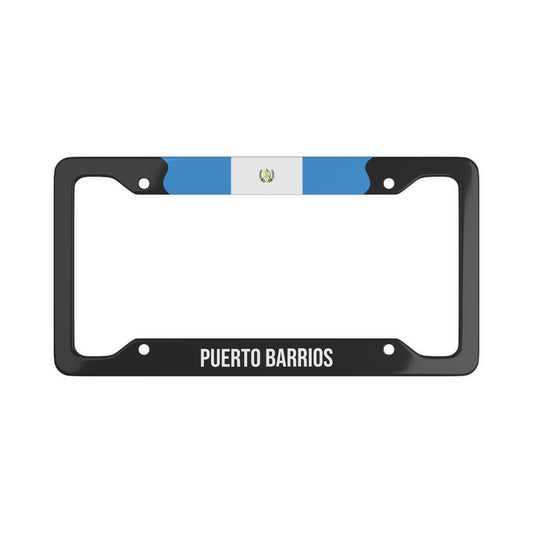 Puerto Barrios Guatemala Premium License Plate Frame