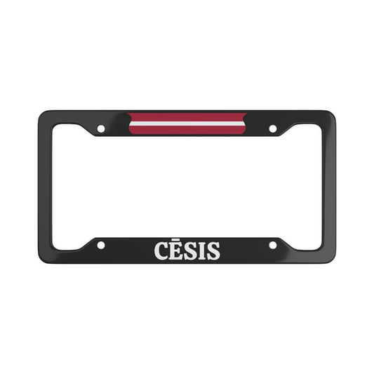 CĒSIS, Latvia License Plate Frame