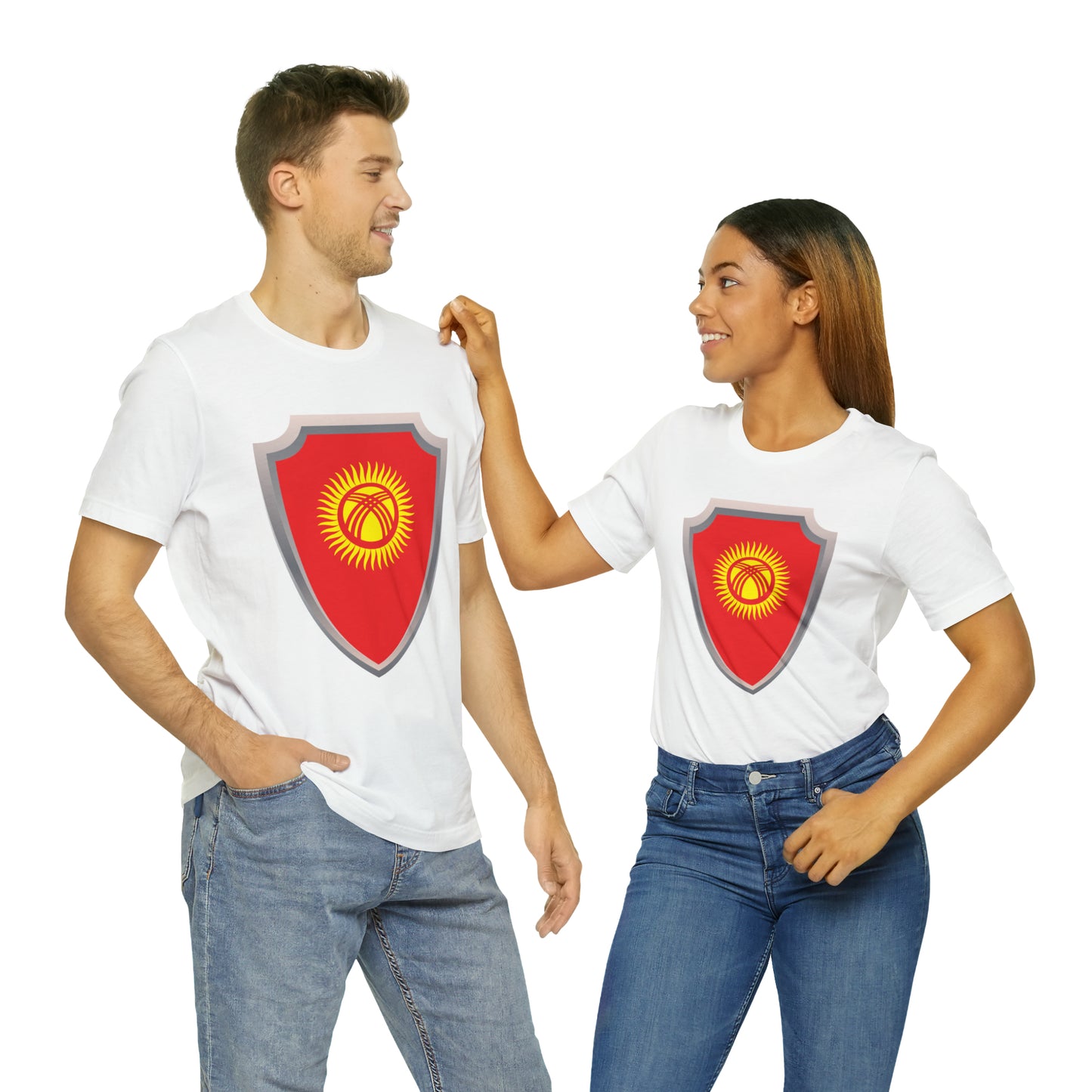 Hero Kyrgyzstan Flag Unisex Jersey Short Sleeve Tee