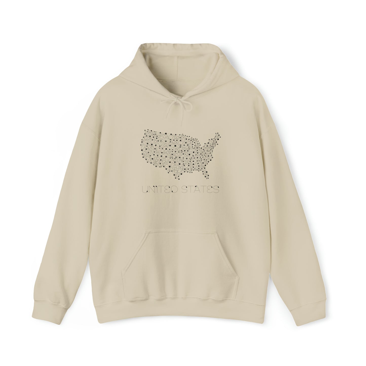 USA Map Unisex Hoodie