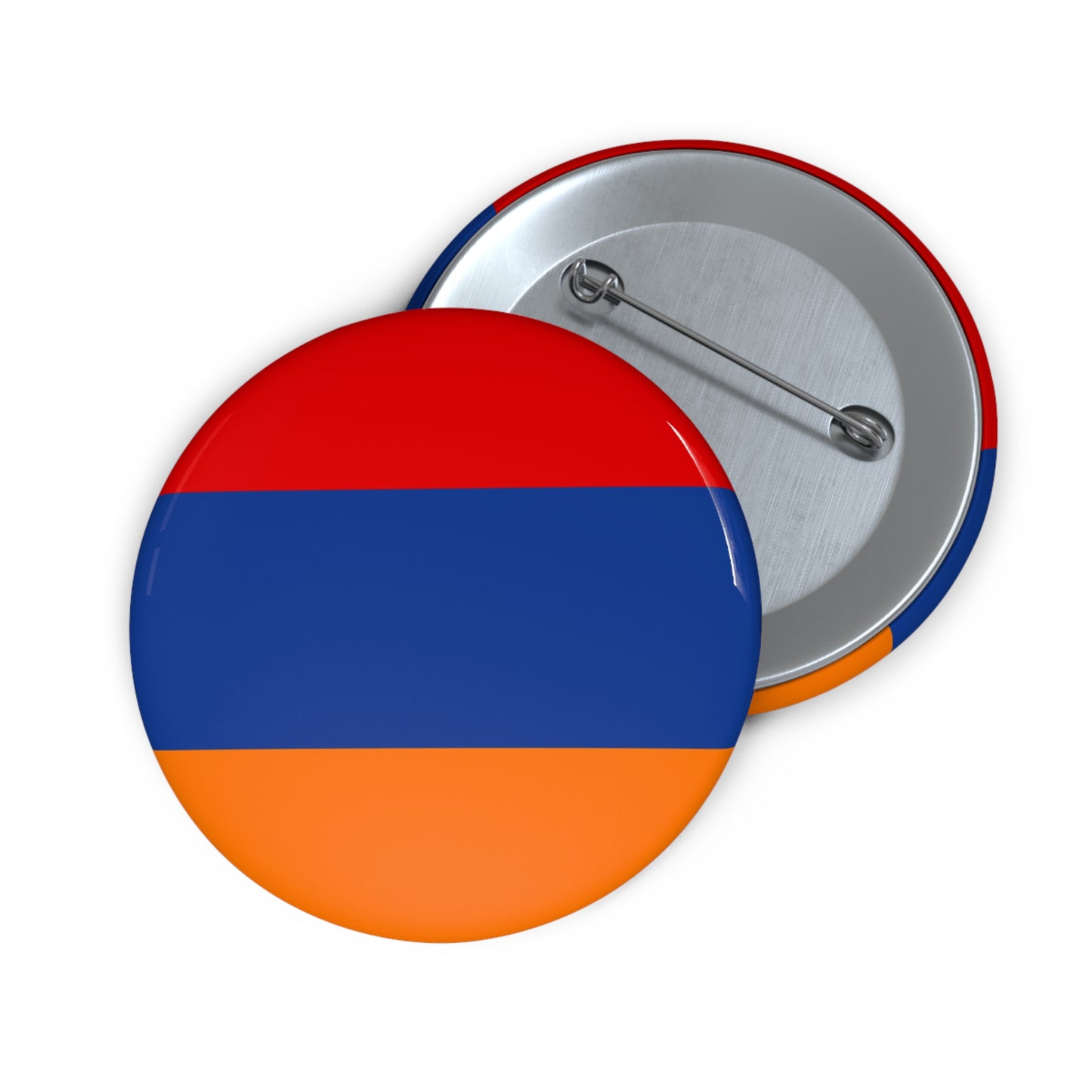 Armenian Flag Pin Buttons