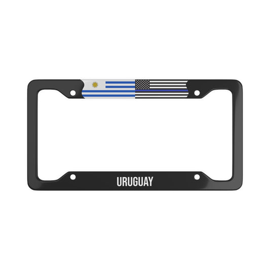 Uruguay Support Police Premium License Plate Frame