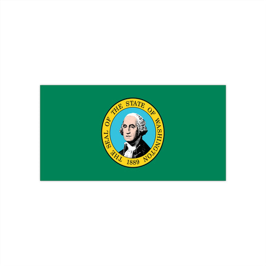 Washington Flag Bumper Stickers