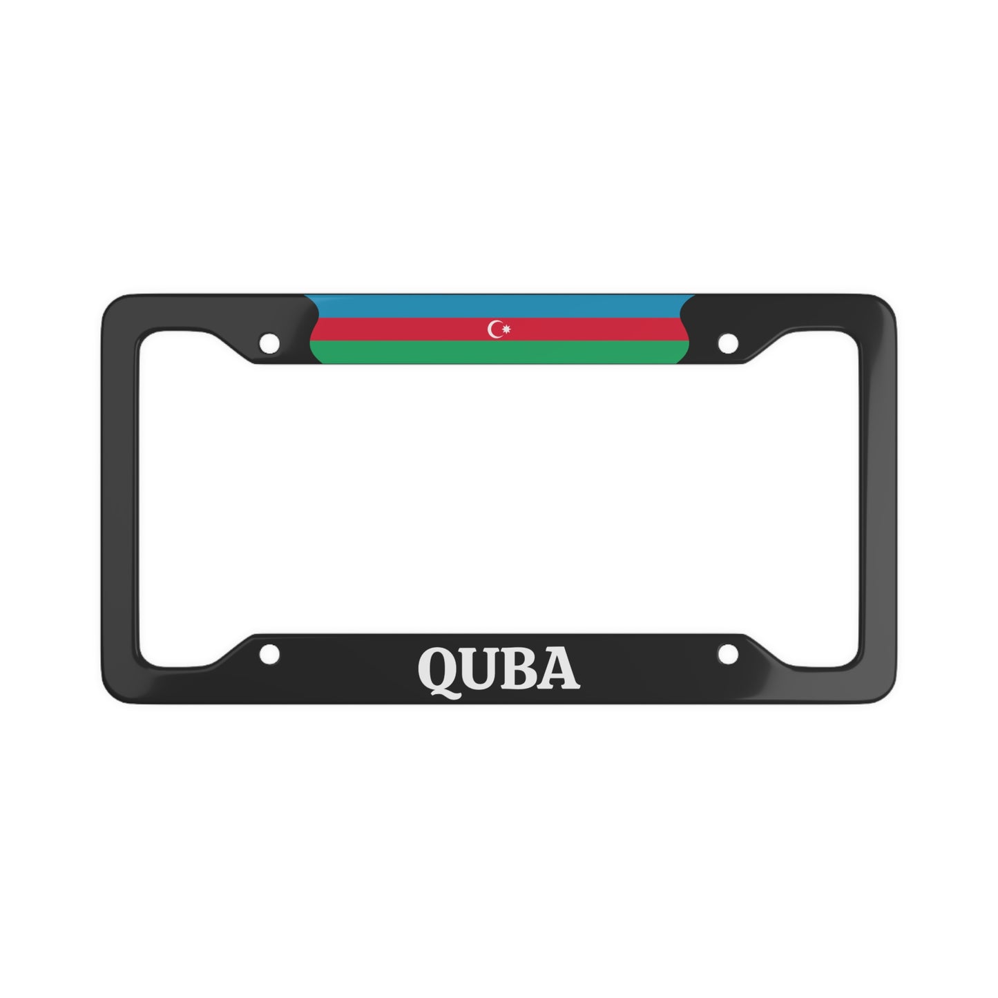 Quba Azerbaijan Flag License Plate Frame