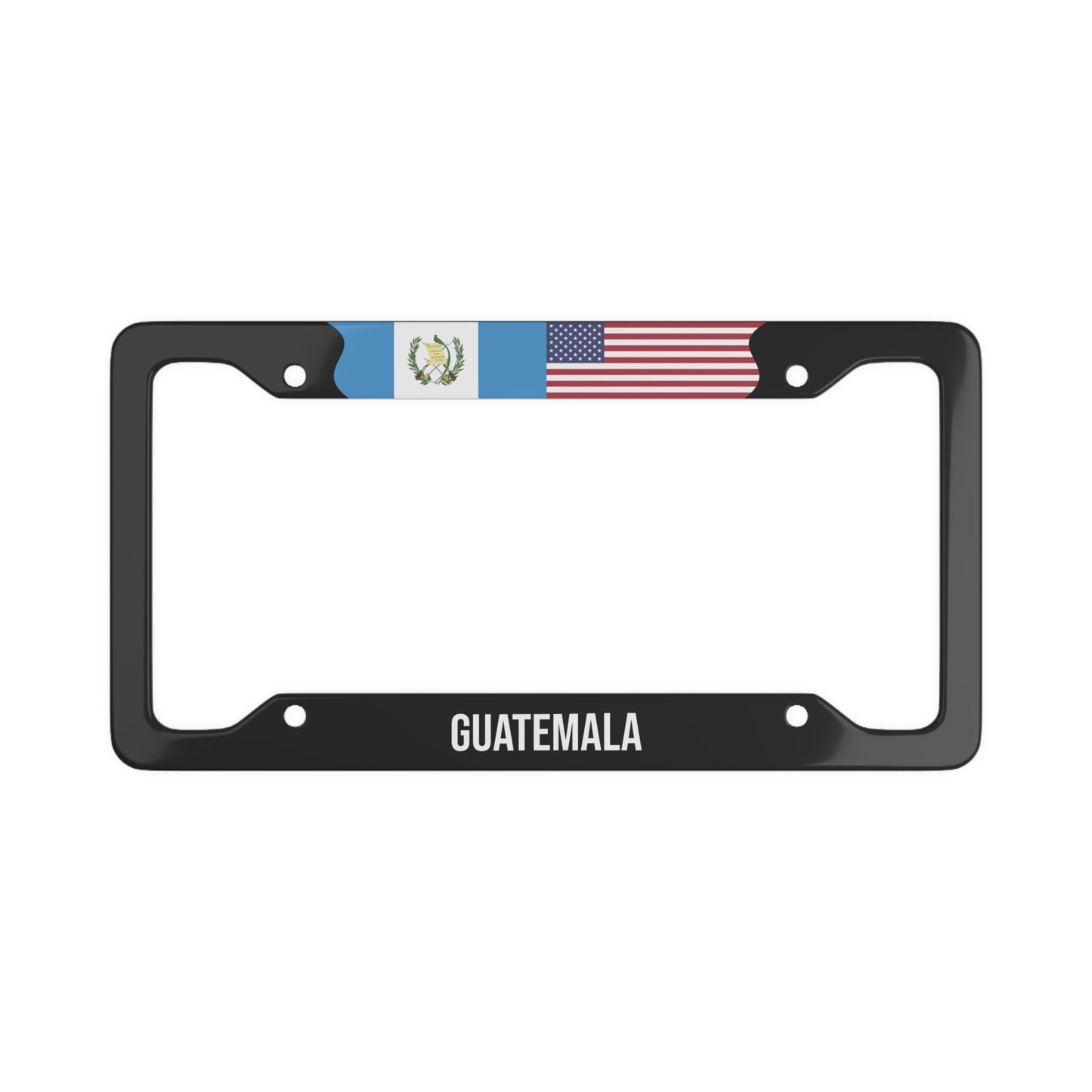 Guatemala USA Premium License Plate Frame